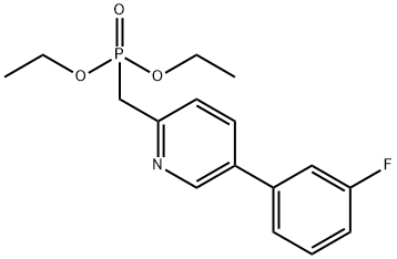Diethyl ((5-(3-fluorophenyl) pyridin-2-yl) phosphonatum