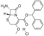 diphenylmethylus (6R-transs) -7-amino-3-methoxy-8-oxo-5-thia-1-azabicyclo[4.2.0]oct-2-ene-2-carboxylato monohydrochloride