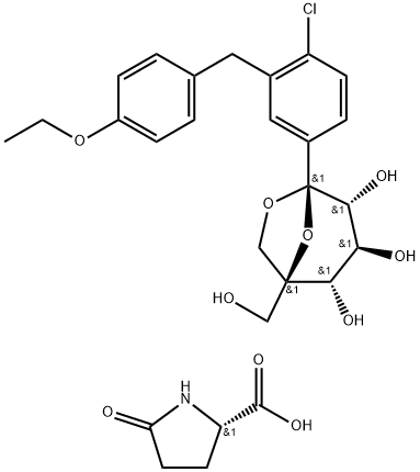 Ertugliflozin acidum pyroglutamicum L-