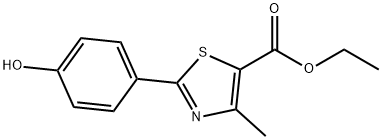 ethyl 2-(4-hydroxyphenyl) -4-methyl thiazole-5-carboxylatus
