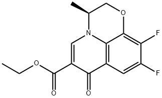 Ethyl (S) -9,10-difluoro-3-methyl-7-oxo-2,3-dihydro-7H-pyrido[1,2,3-de]-1,4-benzoxazino-6-carboxylatus.