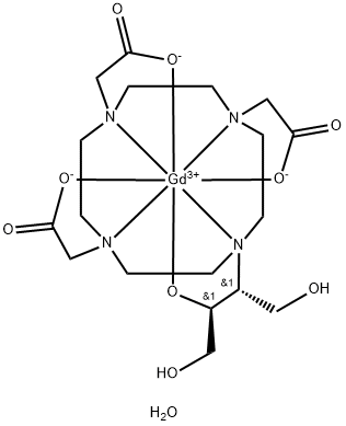 Gadolinium, [10-[2-(hydroxy-kO) -3-hydroxy1-(hydroxymethyl)propyl]-1,4,7,10-tetraazacyclododecane-1,4,7-triacetato(3-)-kN1,kN4; kN7,kN10,kO1,kO4,kO7]-, monohydratus,[SA-8-1425362'5'-(R*,S*)]- (9CI)