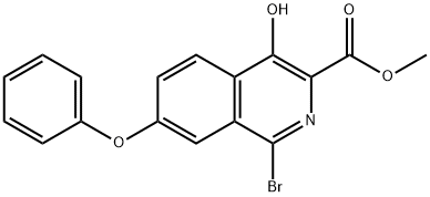 yl 1-bromo-4-hydroxy-7-phenoxyisoquinoline-3-carboxylato