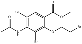 Methyl 4-(acetylaMino) -3-broMo-2-(2-broMoethoxy)-5-chlorobenzoate