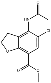 Methyl 4-(acetylaMino)-5-chloro-2,3-dihydro-1-benzofuran-7-carboxylato.