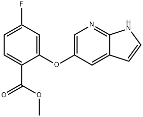 Methyl 4-Fluoro-2-{1H-pyrrolo[2,3-b]pyridin-5-yloxy} benzoate