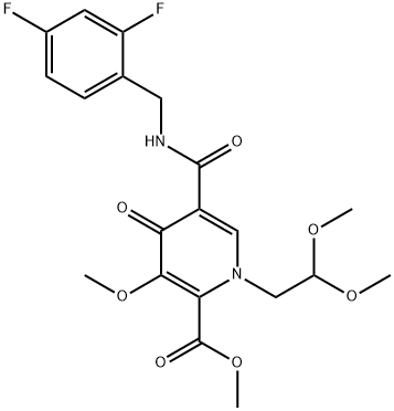 Methyl-5-(2,4-difluorobenzylcarbaMoyl)-1-(2,2-diMethoxyethyl)-3-Methoxy-4-oxo-1,4-dihydropyridine-2-carboxylatum