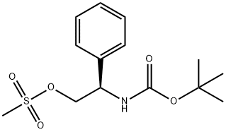N-[(1R)-2-[(Methylsulfonyl)oxy]-1-phenylethyl] acidum carbamicum 1,1-dimethylethyl ester