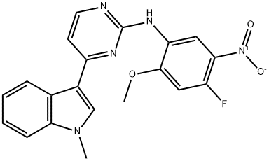 N-(4-fluoro-2-Methoxy-5-nitrophenyl) -4-(1-Methylindol-3-yl)pyriMidin-2-aMine