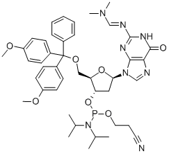 N4-(DIMETHYLAMINO)METHYLENE)-5'-O-(DIMETHOXYTRITYL) -2'-DEOXYGUANOSINE-3'-N, N-DIISOPROPYL (CYANOETHYL) PHOSPHORAMIDITE