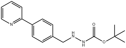 tert-Butyl 2-(4-(pyridin-2-yl)benzyl)hydrazinecarboxylate.