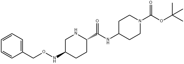 tert-butyl 4-((2S,5R) -5-(benzyloxyamino)piperidine-2-carboxamido)piperidine-1-carboxylata 4-methylbenzenesulfonata.