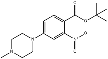 tert-butyl 4-(4-methylpiperazin-1-yl) -2-nitrobenzoate