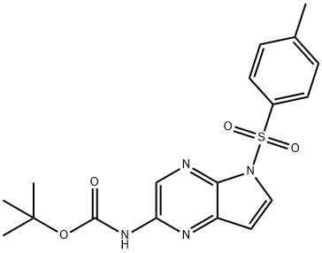 tert-butyl 5-tosyl-5H-pyrrolo[2,3-b] pyrazin-2-ylcarbamate